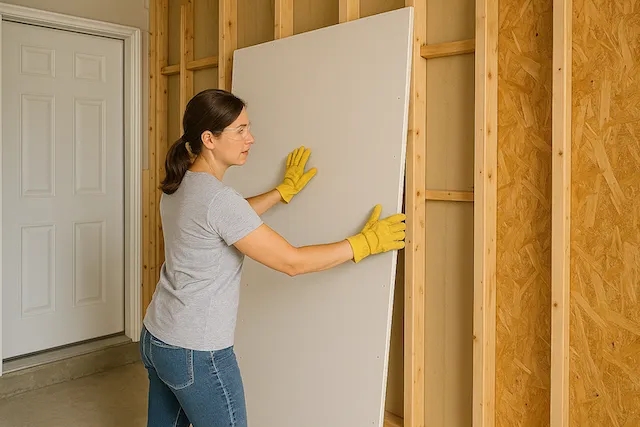 Oakville basement drywall finishing before primer