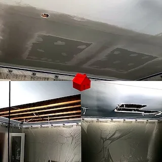 Drywall installation and finishing in Burlington addition