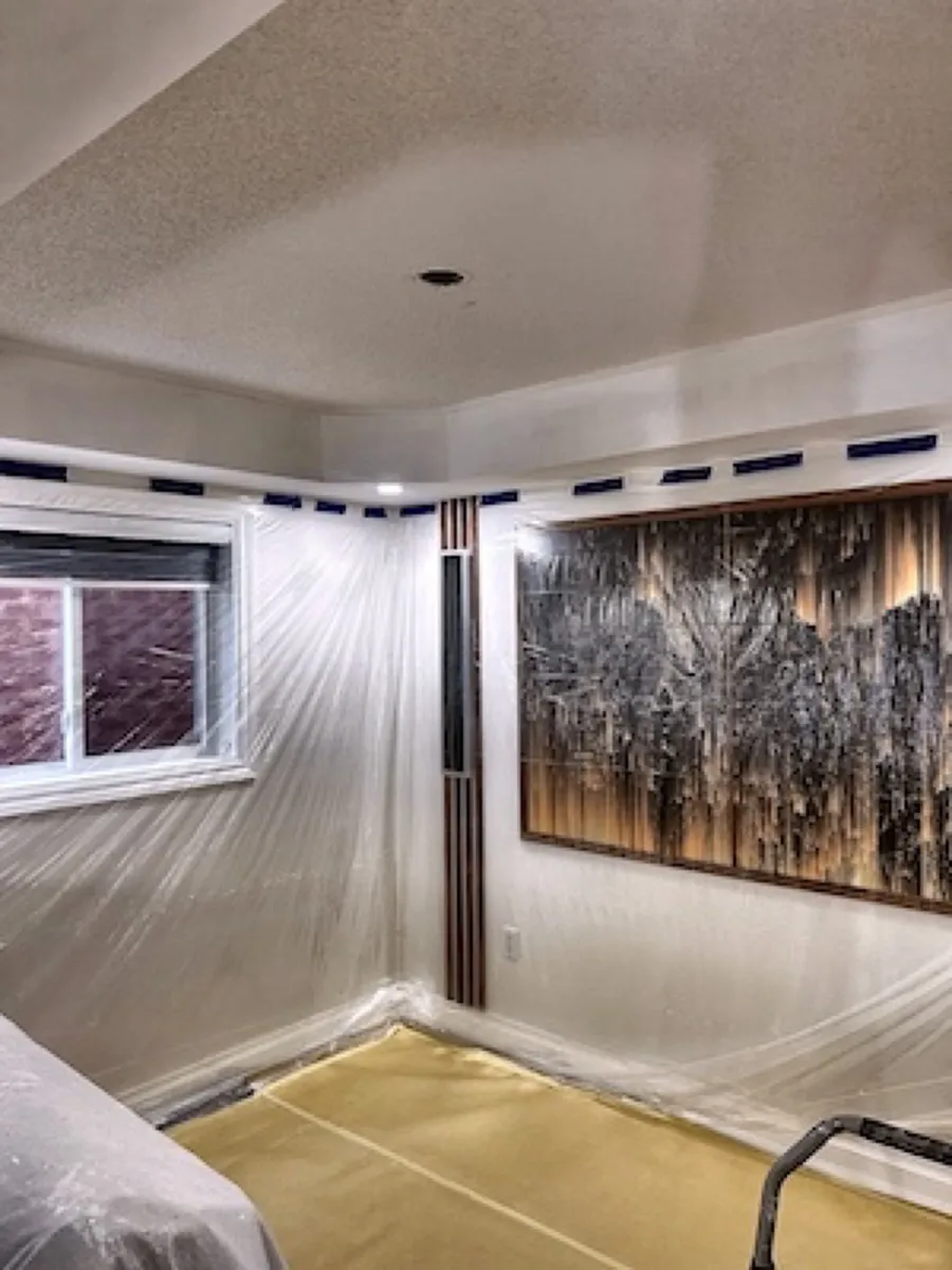 St. Catharines popcorn ceiling removal project 4