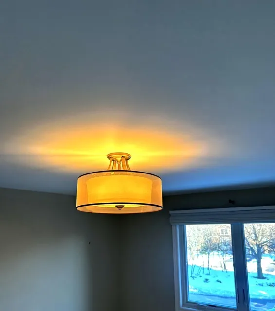 Burlington popcorn ceiling removal project photo 9