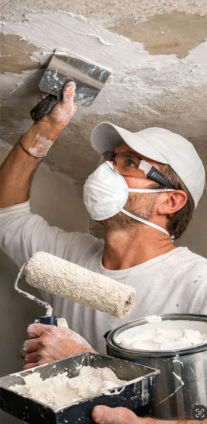Why popcorn ceiling removal needs skim coating in Hamilton
