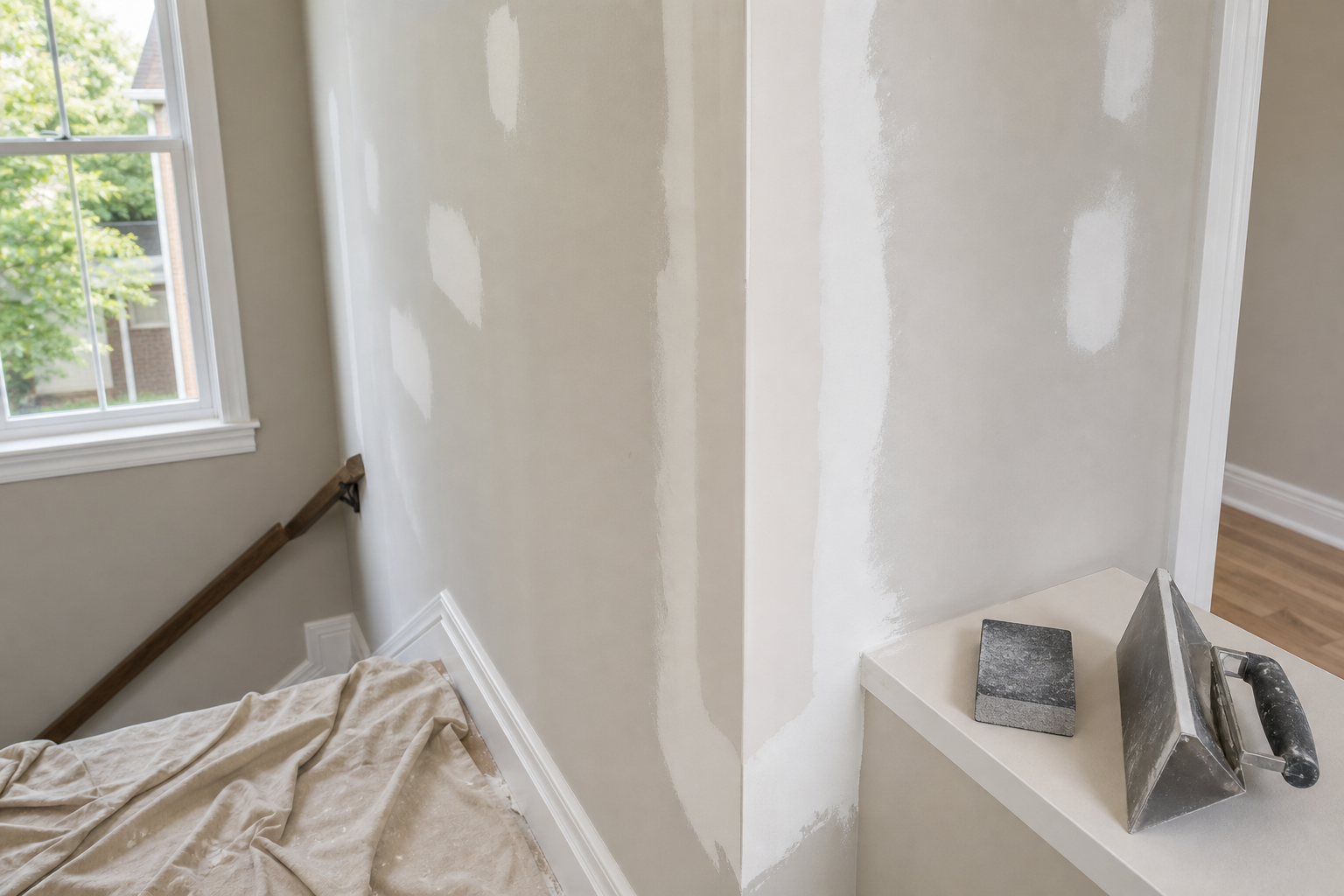 Corner Bead Drywall Repair in Burlington: Dented Corners, Cracked Edges & Clean Re-Finishing
