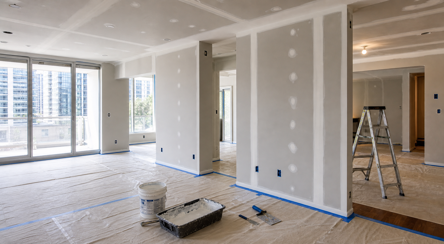 Drywall Contractor Mississauga: Installation, Repair, Taping & Level 5 Finishing