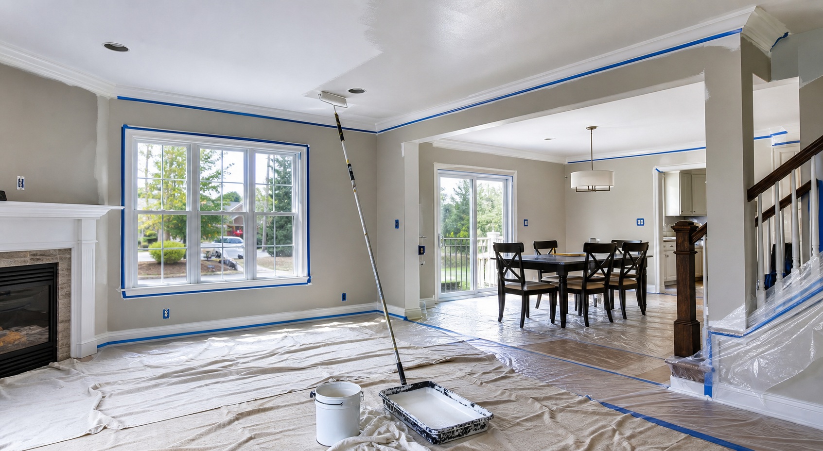 Interior Painting in Burlington: Walls, Trim, Ceilings, and Prep