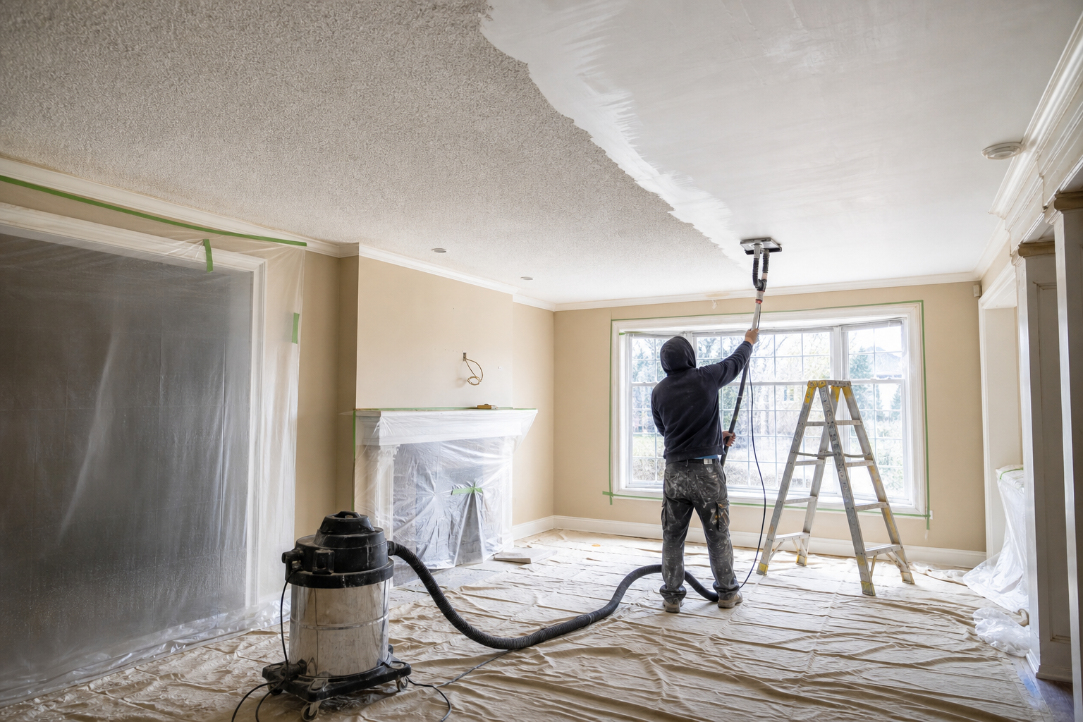 Popcorn Ceiling Removal Hamilton: Stoney Creek, Mountain, Dundas, Condos and Basements