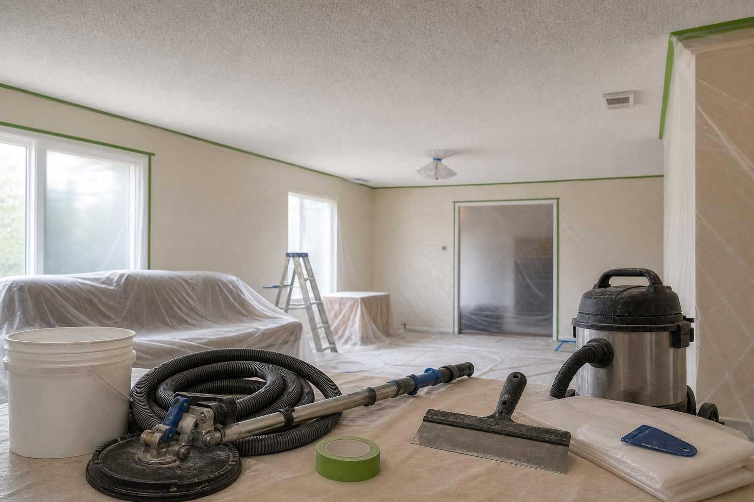 Before You Rent Popcorn Ceiling Removal Tools: What to Know First