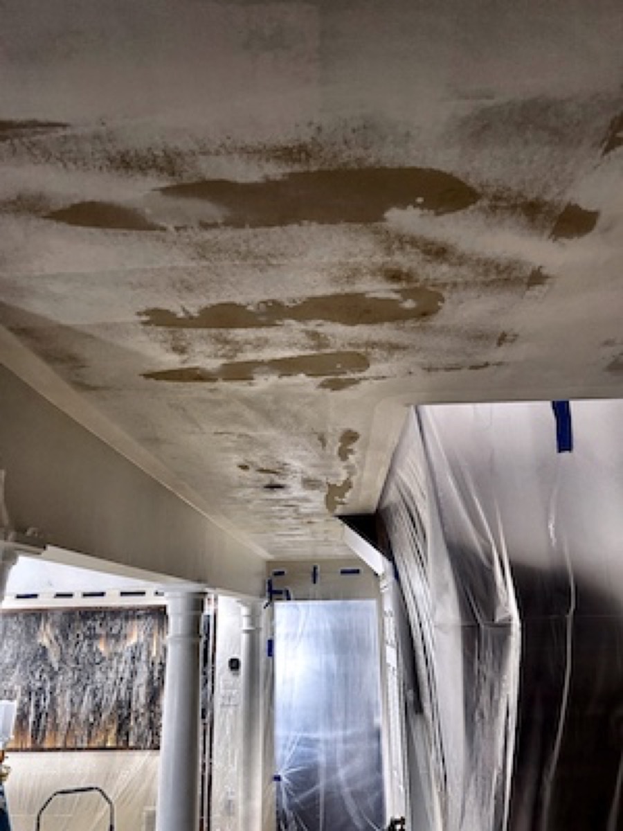 St. Catharines popcorn ceiling removal project 7