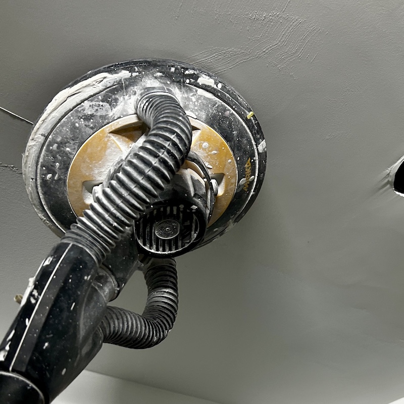 Popcorn ceiling removal in a Toronto home — project 4